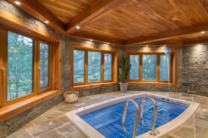 Indoor pool at 821 Silvertip Heights